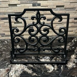 Cast Iron Recipe Book Holder